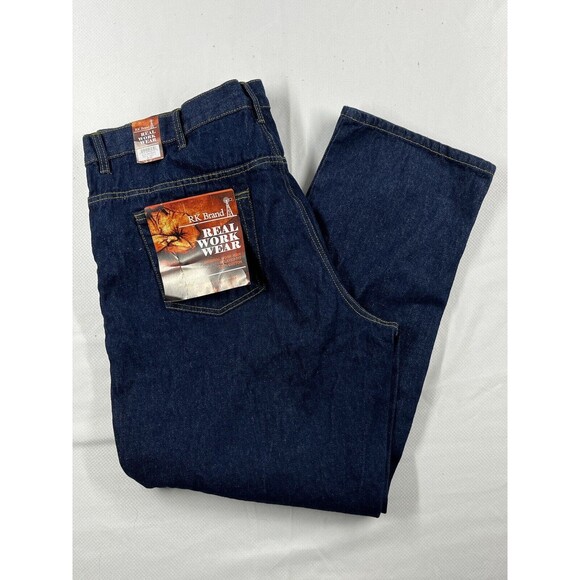 Rural King Men’s Denim Jeans ￼ Hello 44X32 Relax Fit Work Wear ￼￼100% Cotton - Picture 1 of 14
